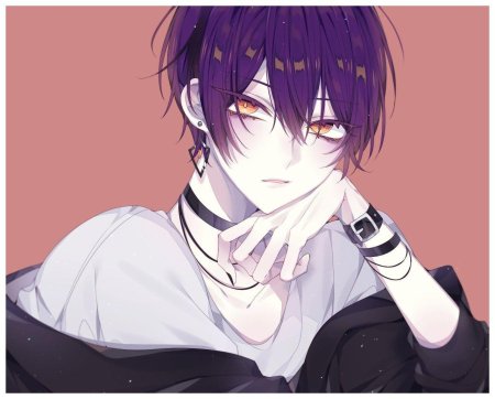 Аниме парень с чокером