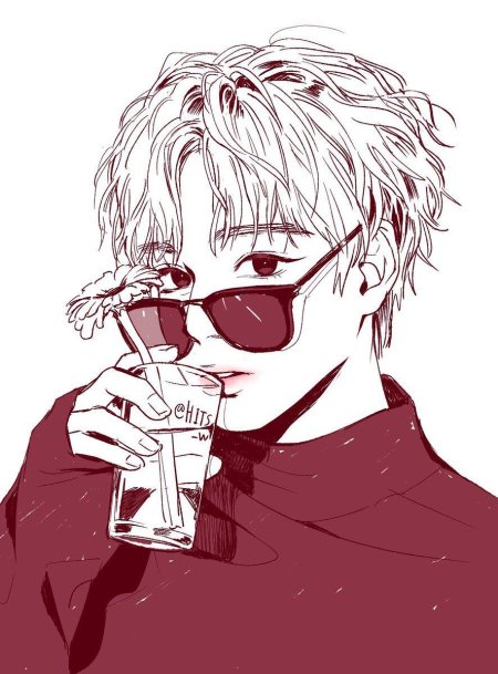 Арты парней корейцев