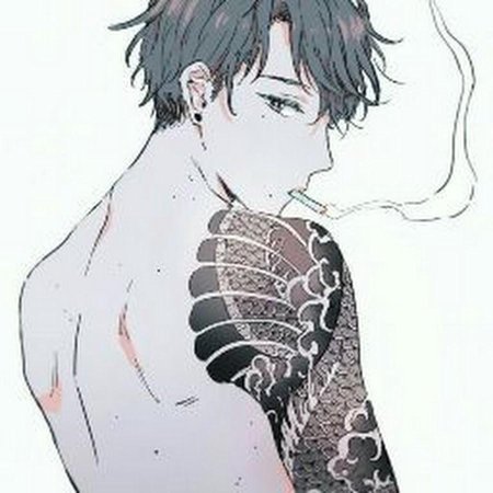 Аниме парни с тату