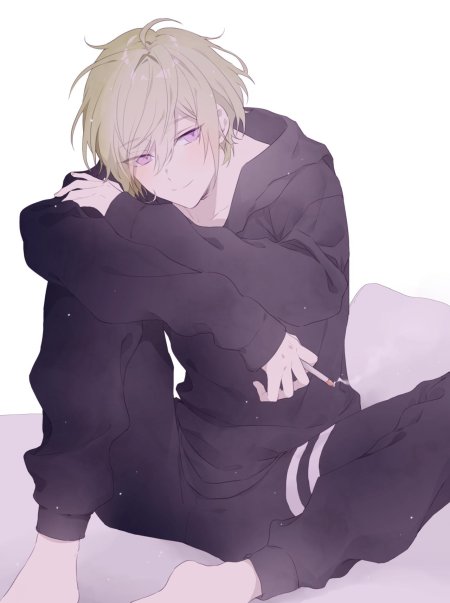 Аниме мальчик блондин