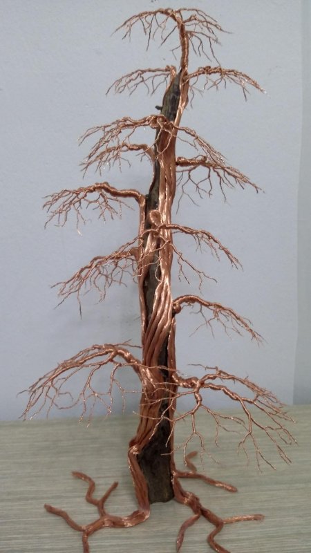 Copper wire tree