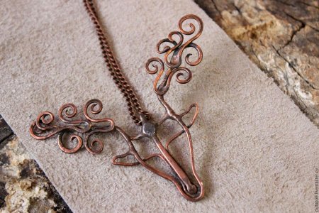 Украшения медная проволока