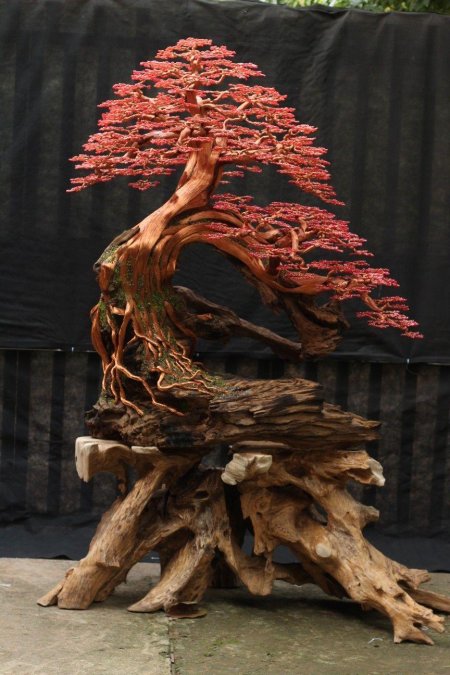 Бисер бонсай японский клен