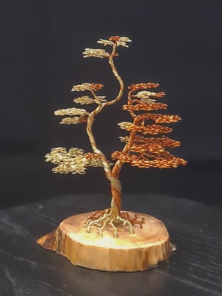 Дерево бонсай из меди