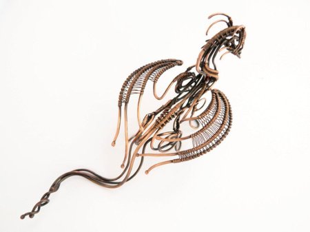 Дракон из проволоки