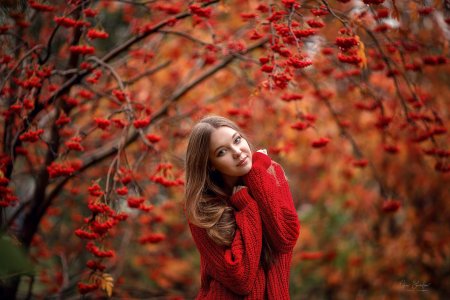 Осенние фотосессии девушек
