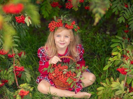 Венок из рябины