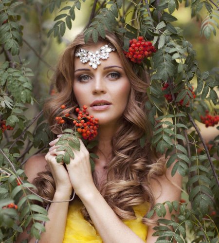 Девушка осень