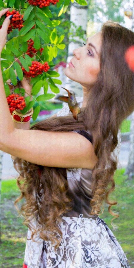 Фотосессия с рябиной