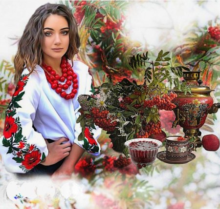 Чай с рябиной