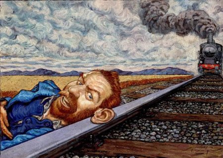 Винсент ван гог поезд