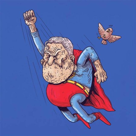 Карикатура супергероев