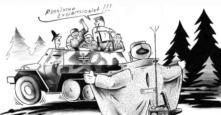 Карикатуры второй мировой войны