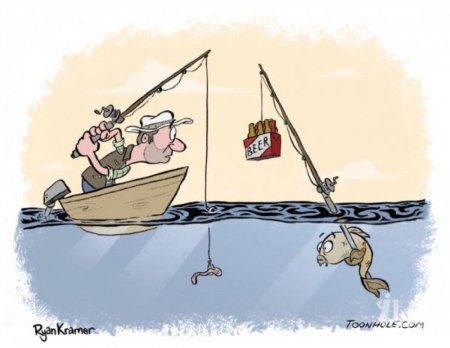 Рыбацкие карикатуры