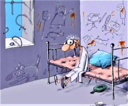 Карикатура в смирительной