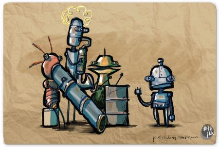 Стимпанк робот