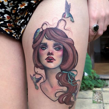 Neo traditional tattoo