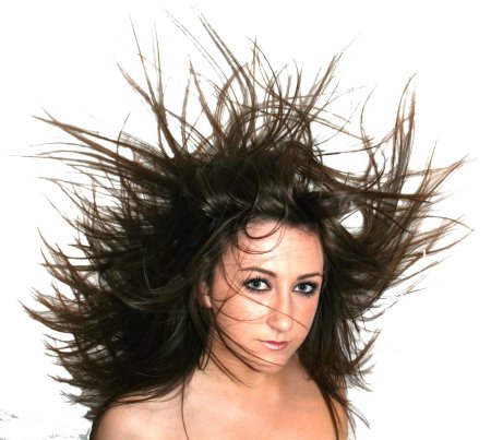 Взъерошенные волосы