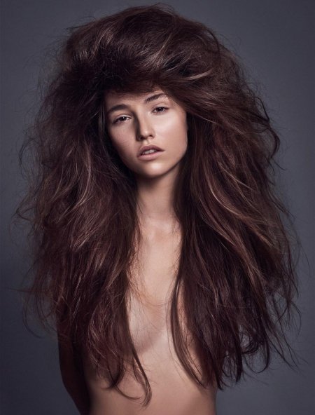 Пышные волосы