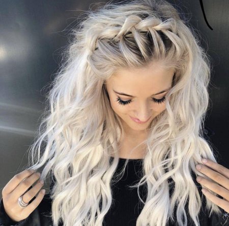 Прическа для длинных волос