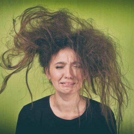 Лохматые волосы