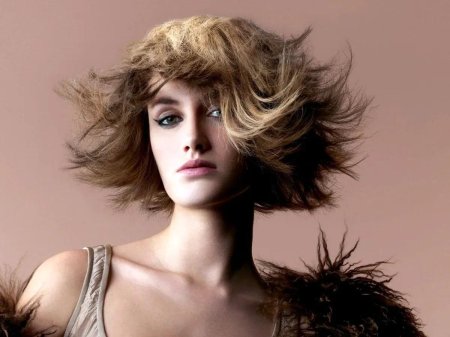 Стрижка сессон на кудрявые волосы