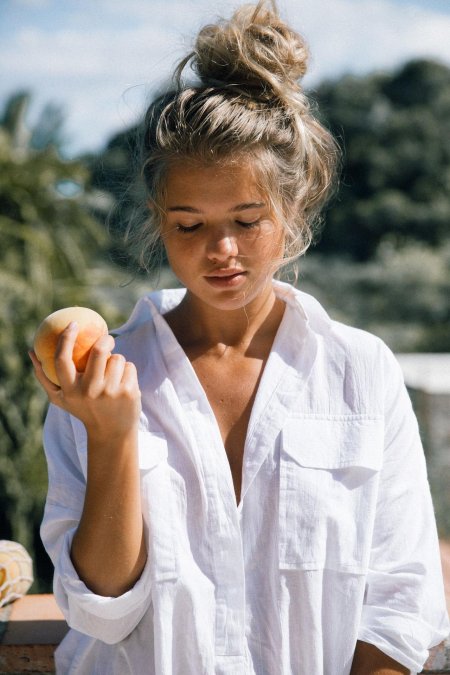 Растрепанная прическа