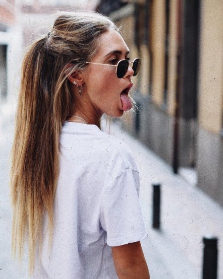 Растрепанная прическа