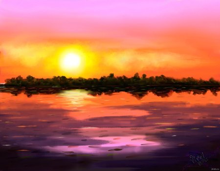 Картины закат