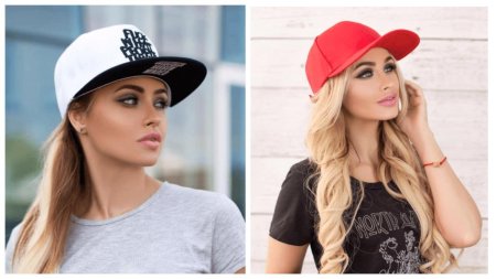 Стильные женские бейсболки