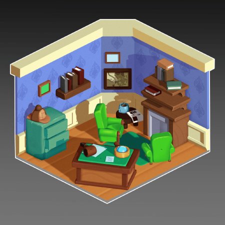 Изометрия комната