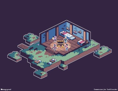 Isometric pixel art