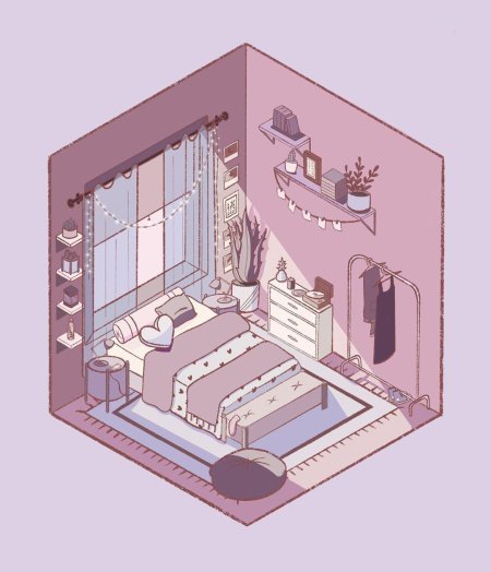 Комната иллюстрация