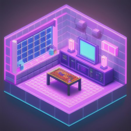 Неоновая комната