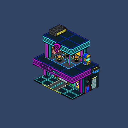 Пиксельные дома