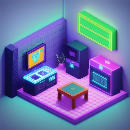 Неоновая комната