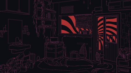 Комната неон