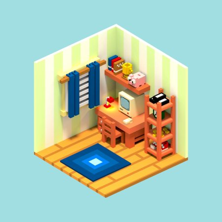 Пиксель арт комната