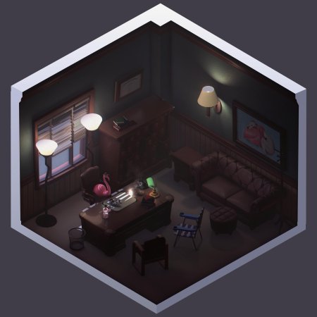 Комната изометрия