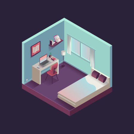 Комната в изометрии