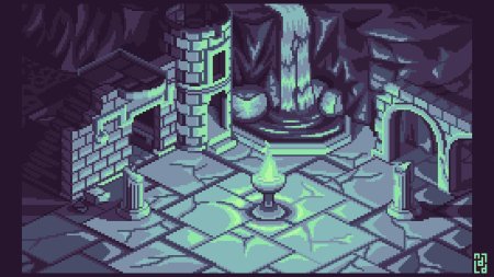 Pixel art dungeon top down