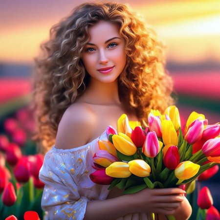 Девушка весна