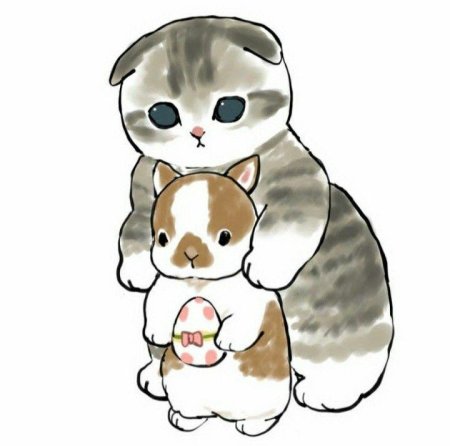 Котики рисунки милые