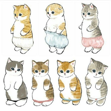 Пинтерест котики рисунки