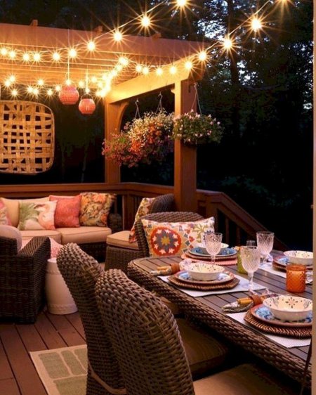 Освещение террасы