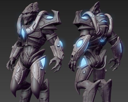 Starcraft протоссы концепт-арт