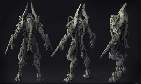 Starcraft протоссы концепт-арт