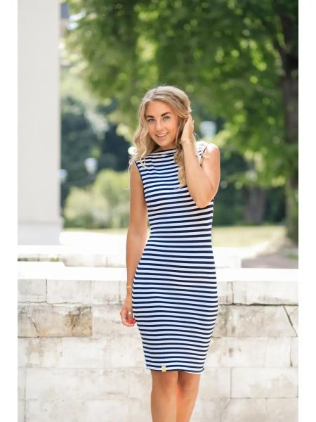 Платье тельняшка женское