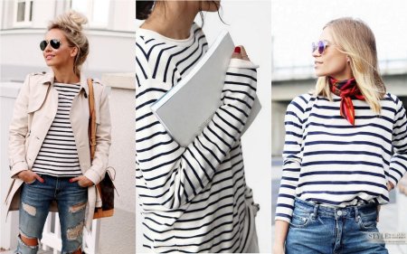 Стильные тельняшки женские