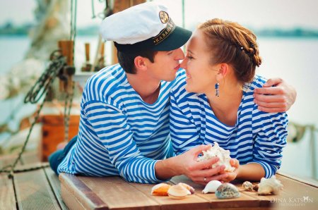 Свадьба в морском стиле